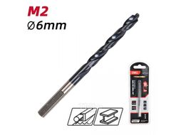 Сверло по металлу Deli RS EDH-MHZ060-E4 6.0 мм, DIN 338, HSS-TiN