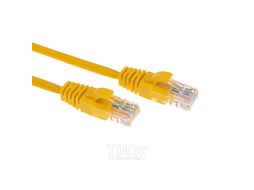 Патч-корд U/UTP, CAT 6, RJ45-RJ45, 26AWG, LSZH, желтый, 3м REXANT 02-0295-3