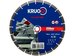 Круг алмазный по ж/бетону Master 350*25,4 мм, турбосегментный Krugo 81073500273
