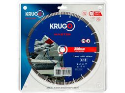 Круг алмазный по ж/бетону Master 350*25,4 мм, турбосегментный Krugo 81073500273
