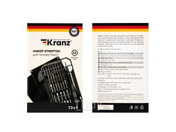 Набор отверток для точных работ 73 предмета Kranz KR-12-4777