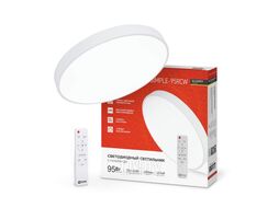Светильник светодиодный SCANDY SIMPLE-95RCW 95Вт 230В 3000-6500K 7600Лм 500x50мм с пультом ДУ белый INhome 4690612057330