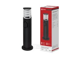 Светильник уличный напольный ТБУ ART-RP600-1WO-1хA60-BL 600мм, розетка c з/к, черный IP54 INhome 4690612061818