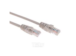 Патч-корд U/UTP, CAT 6, RJ45-RJ45, 26AWG, LSZH, серый, 1,5м REXANT 02-0290-105