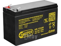 Аккумуляторная батарея Kiper HR-1234W F2 12V/9Ah