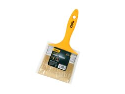 Кисть малярная плоская 4"-100 мм Deli YS EDL509156 пластиковая рукоятка, смешанная щетина, черная