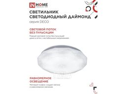 Светильник светодиодный серии DECO 18Вт 230В 6500К 1170лм 230х55мм ДАЙМОНД INhome 4690612033655
