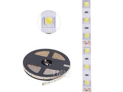 Лента светодиодная 12В, SMD5050, 14,4Вт/м, 60 LED/м, 6500К, 10мм, 5м, для БП с клеммами, IP65 Lamper 141-2027