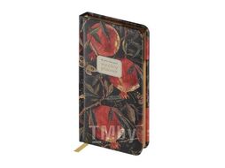 Еженедельник А6 87*165мм , недат."FLORA.Гранат", 128стр,лин., ляссе,тв. обл., зол.срез Bruno Visconti 3-813/02