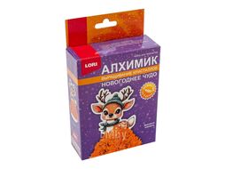 Набор для детского творчества - Выращивание кристаллов. Фигурка новогодняя "Красивый олененок" LORI Крф-050