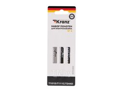 Набор полотен для электролобзика № 4 T101D/T111C/T244D (3 шт./уп.) Kranz KR-92-0323