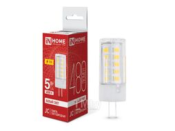 Лампа светодиодная LED-JC 5Вт 12В G4 4000К 480Лм INhome 4690612036083