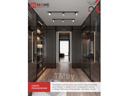 Светильник трековый TR-SOFT-GX53 SB-BS-BL под GX53 дымчатый плафон, черный INhome 4690612058016