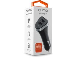 Автомобильное зарядное устройство 3A, 2 USB, 1A+2A, черный (Модель Charger 0061) QUMO Q20731