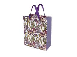 Пакет подарочный 26х32,4х13см бумажный "FLORA.ИРИСЫ",210 г/м2,фольгир,мат. ламинация Bruno Visconti 2-852/10