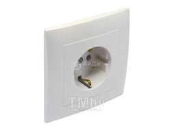 Розетка 2к+з в сборе, лёд EFAPEL 90135 CGE