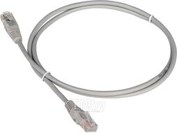 Патч-корд UTP CCA кат.5e, 10.0 м, серый NewMax NM-45-45-10-CCA-GY