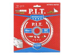Диск пильный 190x30x2.0мм 64T (алюминий) P.I.T. ADVANCE ACTW13-190T64