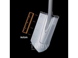 Лопата штыковая телескопическая закругленная Xact FISKARS