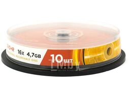Оптический диск DVD+R Brand 16X 4,7GB Cake Mirex UL130013A1L
