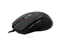 Игровая мышь Crypt M57, проводная, оптическая, 6 кнопок, подсветка 4 цветов, дыш., 800/1600/2400/3200 dpi QUMO Q24239