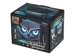 Колонки 2.0 Rage AS005, 10 ВТ, объемное звучание, синяя подсветка (отключаемая), USB+Jack 3,5мм QUMO Q30715