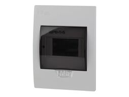 Корпус пластиковый встраиваемый SIMPLE ЩРВ-П-06 IP41прозрачная крышка белый Эра Б0041510
