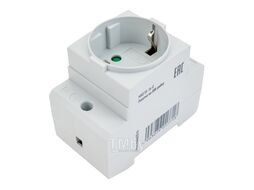 Розетка на DIN-рейку PRO MRD10-16-E 16А с заземлением Эра Б0057482