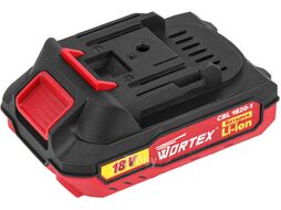 Набор аккумулятор 2х2 А*ч и зарядное устройство 2х2 А ALL1 XLT в кор. SET (18.0 В, 2.0 А*ч, индикатор заряда, обрезиненный корпус, зарядное: 2 слота, 2 А.) WORTEX 2329018