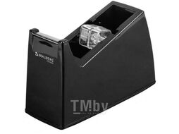 Диспенсер для клейкой ленты ЧЕРНЫЙ, утяжеленный большой BRAUBERG 701459