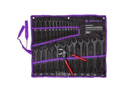 Набор ключей комбинированных и рожковых 25пр. POMAGIER POM-5261P+1 BLACK