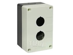 Корпус КП102 пластиковый 2 кнопки белый EKF cpb-102-w