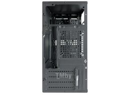 Корпус B177 GINZZU mATX, 2*USB2, 2*120мм LED FAN (12RR4), стекло, GPU 240mm max, fan CPU 145mm max, бп сверху, черный