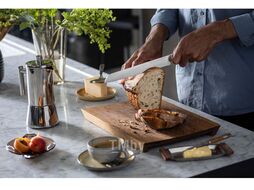 Нож для хлеба 22см цельнометаллический All Steel Fiskars 1062883