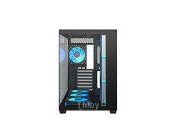 Корпус XASTRA QW500 7ARGB-C10-UC (QW500-7FM12A-C10-UC) ATX, Без БП, Black