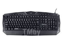 Игровая клавиатура Antares K60, проводная, 104 + 10 клавиш мультимедиа, встроенные радужная подсветка QUMO Q31384