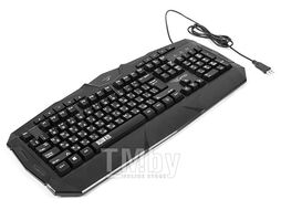 Игровая клавиатура Antares K60, проводная, 104 + 10 клавиш мультимедиа, встроенные радужная подсветка QUMO Q31384