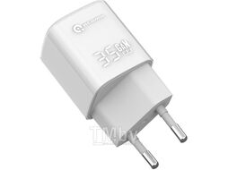 Сетевое зарядное устройство ATOMIC CRYSTAL G351 GAN 35W 2-порта USB (A+C), белый 10.193
