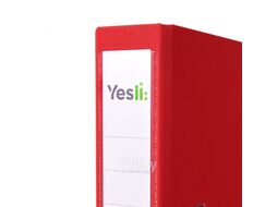 Папка регистратор А4, ПВХ Эко, 50 мм. красный Yesли YL50OS8261