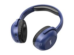 Наушники полноразмерные W33 bluetooth 5.0 с микрофоном microSD синий Hoco 6931474755087