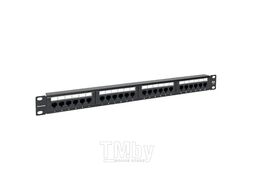 Патч-панель TERACOM 19 Cat.5E 1U неэкранированная UTP 24 порта RJ-45 110 IDC EKF TRC-PPNL-5EUTP-1U24