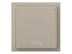 Розетка в сборе IP44, латте Rikett 35946 LT