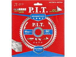 Диск пильный 185x30x2.0мм 64T (алюминий) P.I.T. ADVANCE ACTW13-185T64
