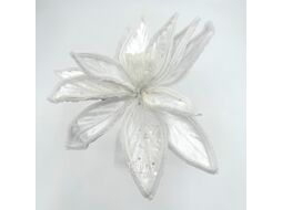 Цветок новогодний Калядны час White Magic 24см 29505