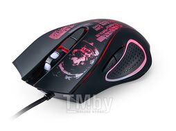 Игровая мышь Gremlin M37, проводная, оптическая, 6 кноп., подсв. 4 цв., 1200/1600/2400/3200 dpi, программируемая QUMO Q23459