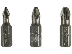 Насадка Pozidriv1,2,3-25мм 3шт MAKITA B-24527