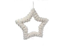 Украшение подвесное Калядны час Plush Star 47см (white) O5312-71