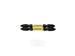 Биты PZ2, PH2, 65 мм, 1/4", 2 шт, Hanskonner HPH2PZ2-65DT