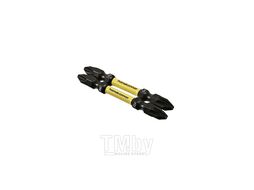 Биты PZ2, PH2, 65 мм, 1/4", 2 шт, Hanskonner HPH2PZ2-65DT