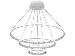 Светильник светодиодный ESTETIKA RING-140RC-3WH 140Вт 230В 3000-6500K 600/400/200 1.2м трос пульт ДУ белый IN HOME 4690612062464